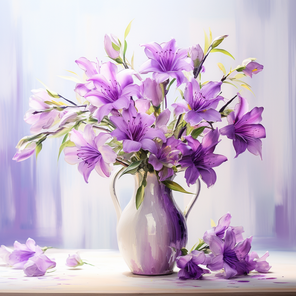 Blommor i vas