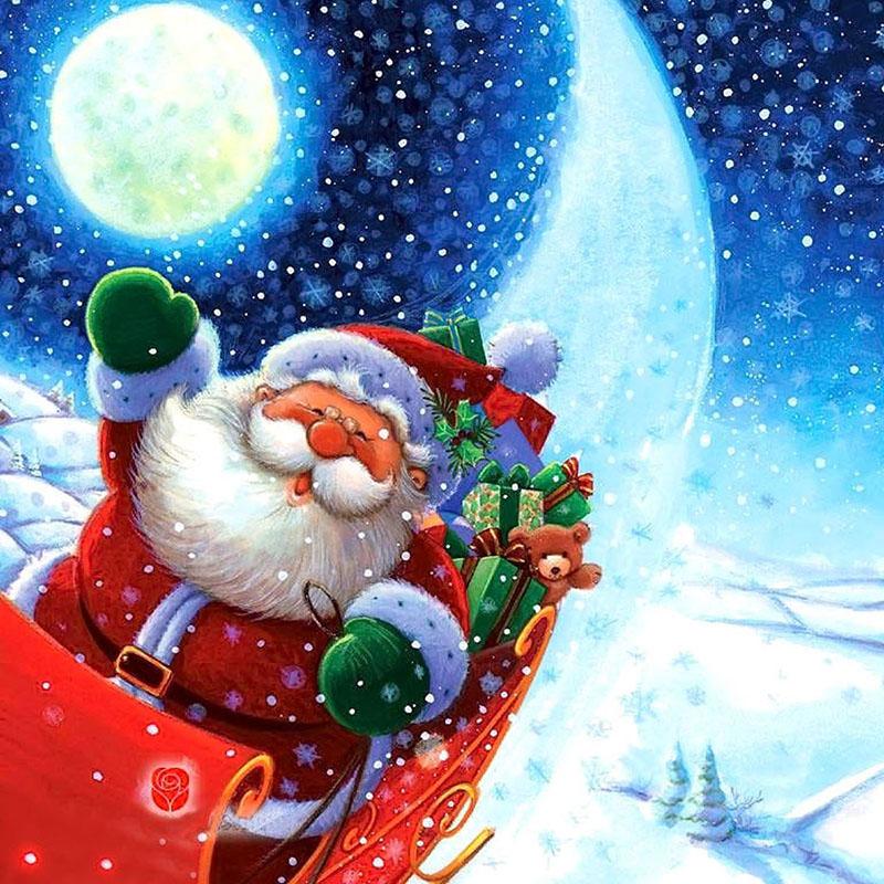 Kerstman | Diamond Painting