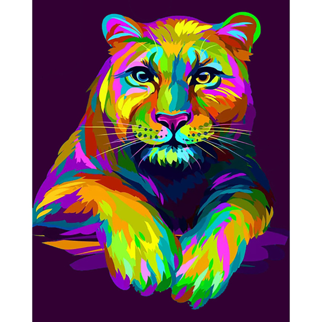 Flerfärgad Tiger