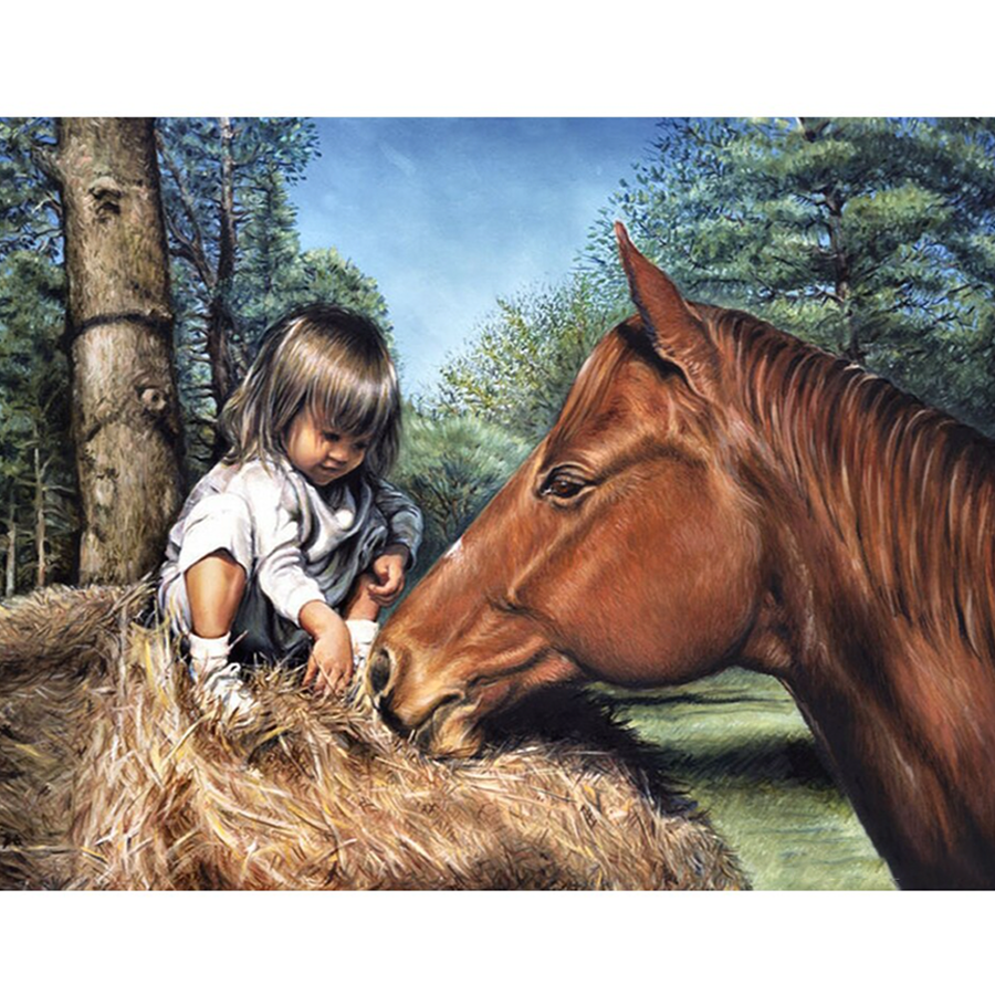 Flicka & Häst