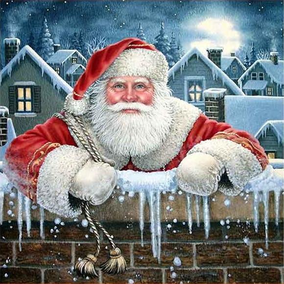 Kerstman | Diamond Painting