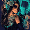 Doodshoofd Vrouw | Diamond Painting
