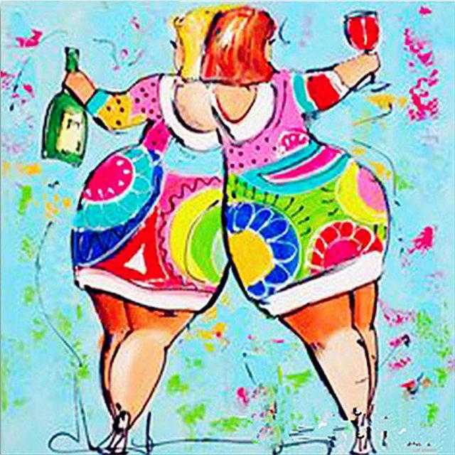 Dikke Dames | Diamond Painting