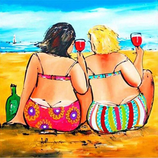 Dikke Dames | Diamond Painting