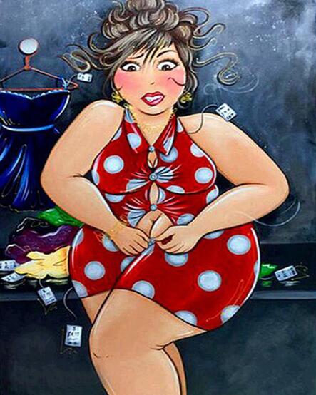 Dikke Dames | Diamond Painting