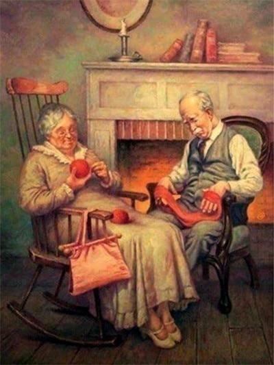 Oud Koppel | Diamond Painting